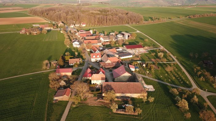 Luftbild von Bronn