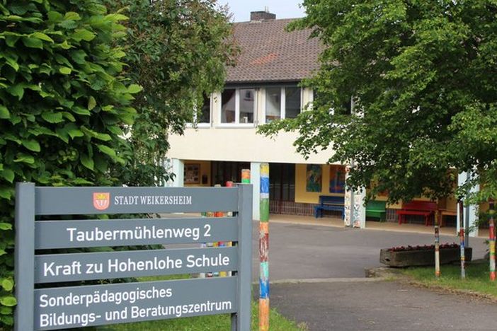Blick auf die Förderschule Blick auf die Förderschule