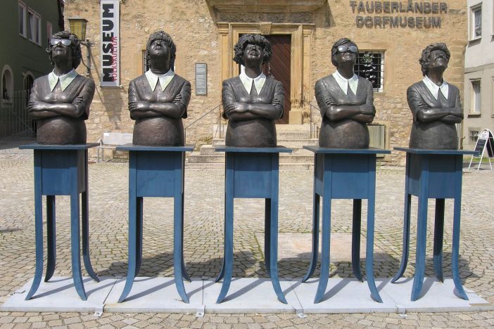 Skulpturen in Weikersheim Skulpturen in Weikersheim