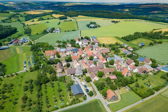 Luftbild von Honsbronn